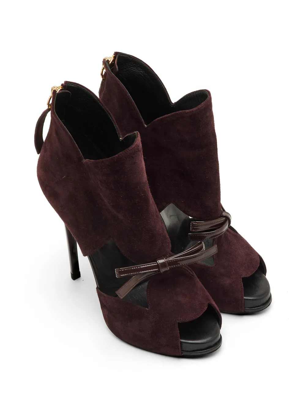 Roger Vivier Vintage Bibow cut-out ankle boots - Braun