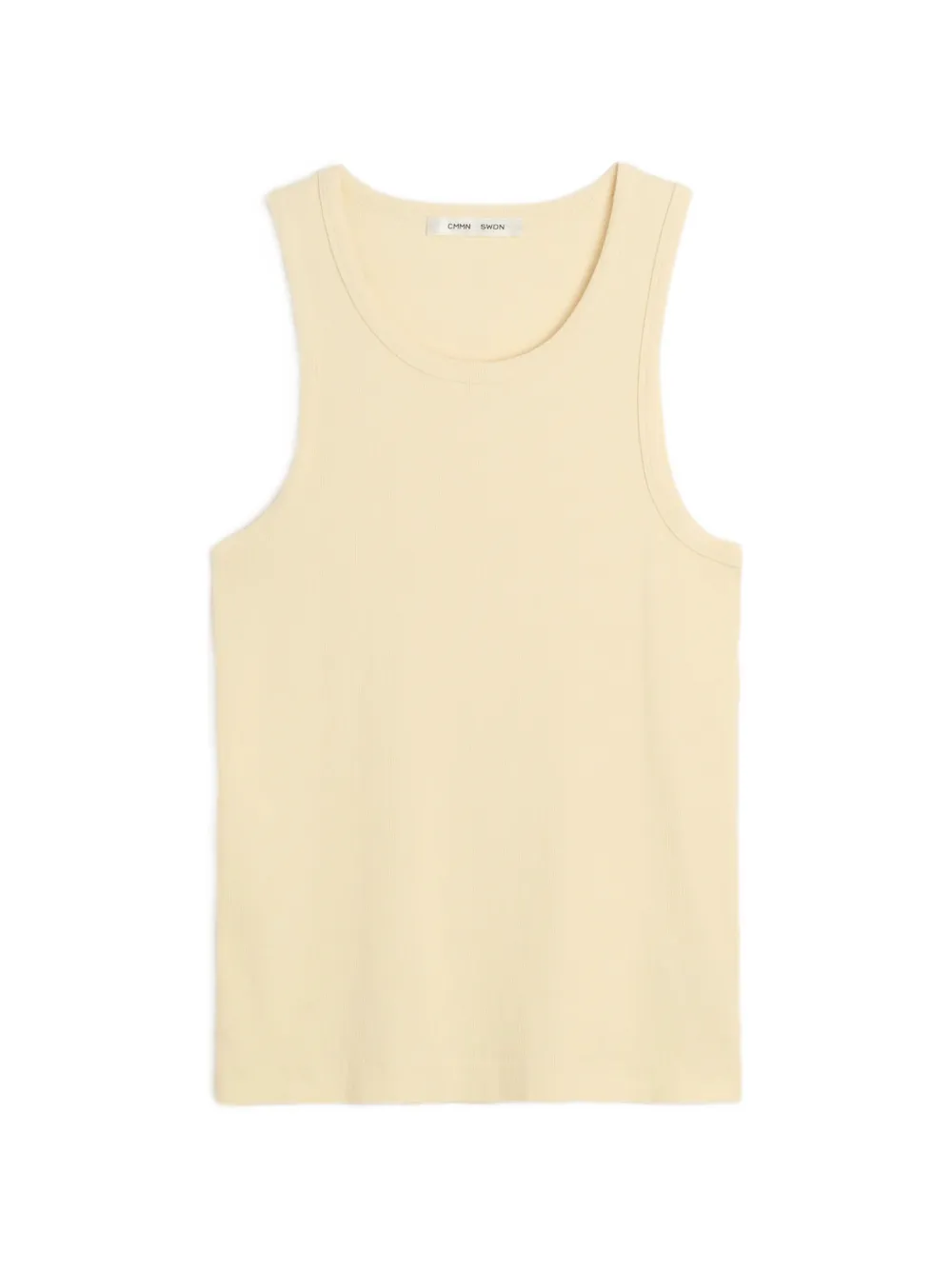 Cmmn Swdn Arturo ribbed cotton tank top - Toni neutri