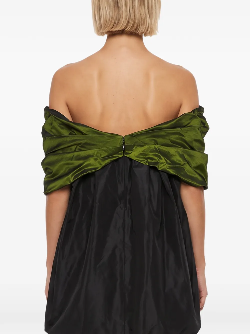 Simone Rocha Off-shoulder top met strikdetail Zwart