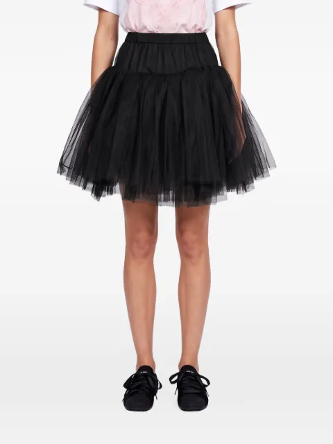 Simone Rocha tulle-layered gathered mini skirt