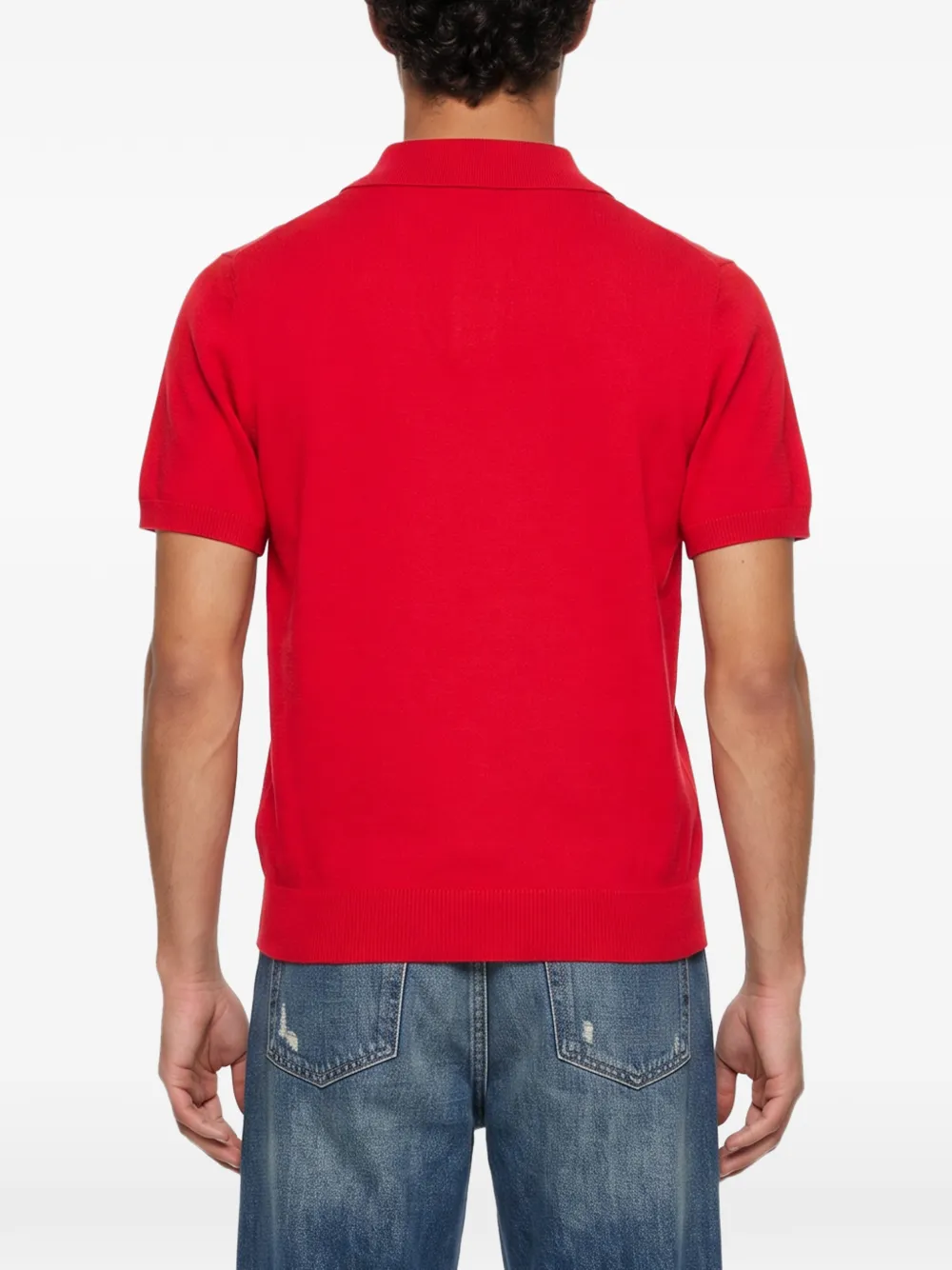 ENTIRE STUDIOS short-sleeve polo shirt Rood