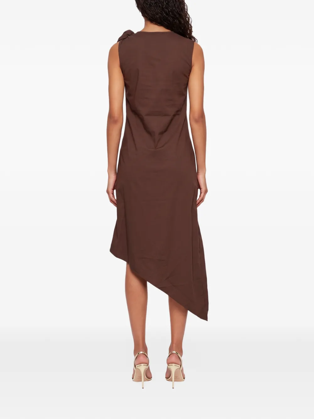 Coperni relaxed Flower gown Bruin