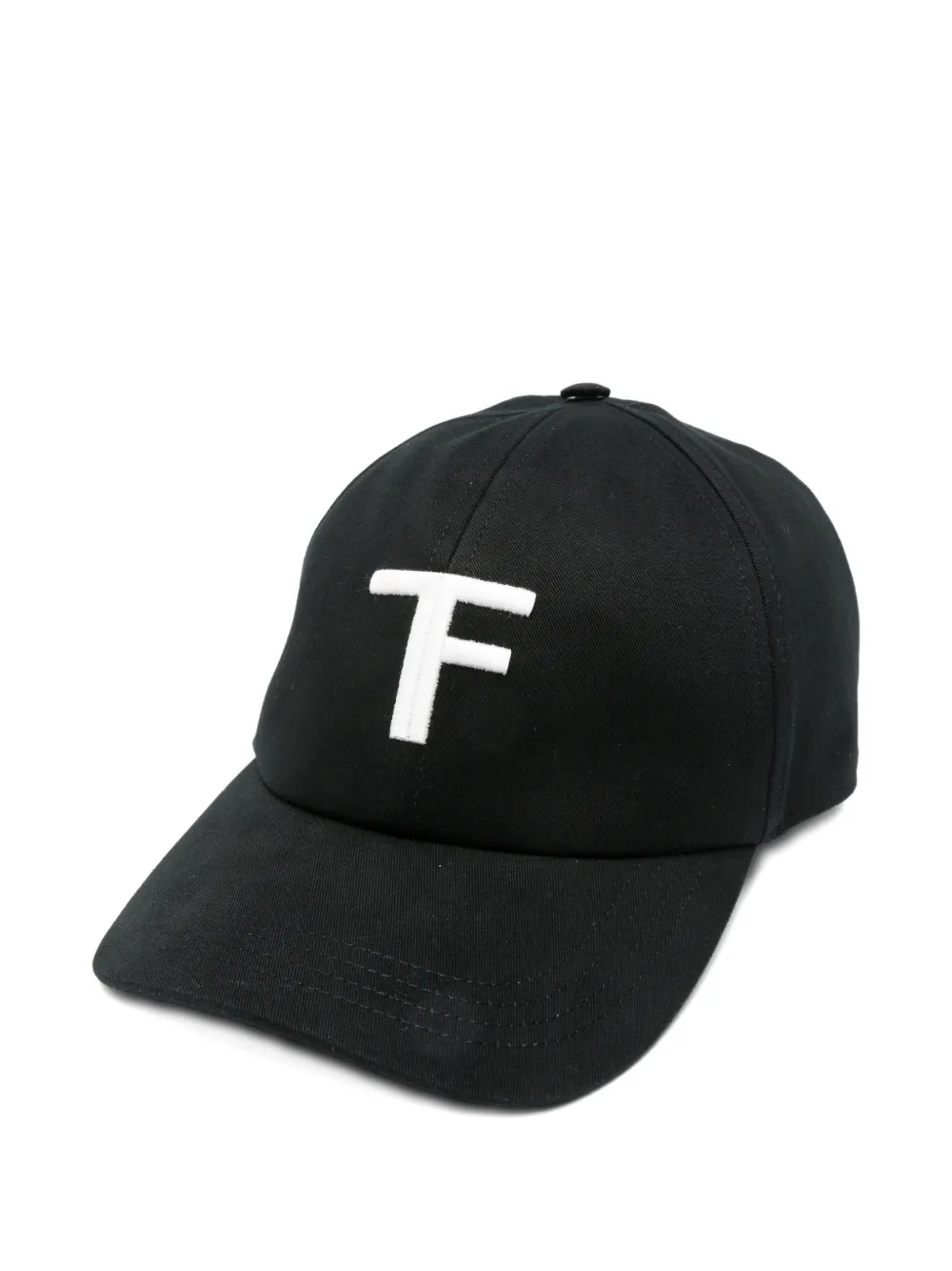 TOM FORD logo-embroidered baseball cap - Schwarz