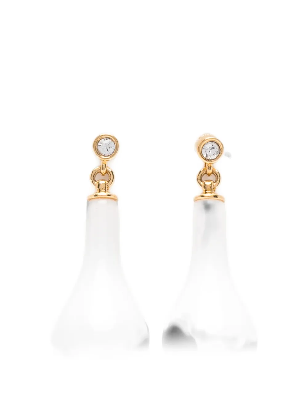 TOTEME drop-pendant earrings - Gold