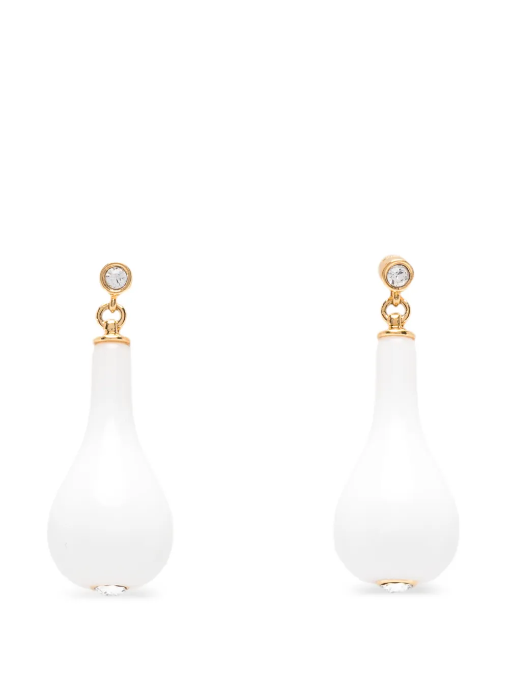 TOTEME drop-pendant earrings - Oro