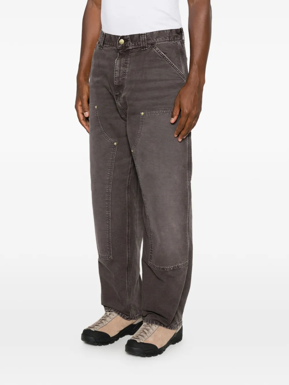 Carhartt WIP OG Double Knee straight jeans Grijs