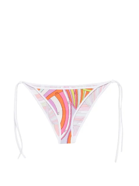 PUCCI graphic-print side-tie bikini bottoms