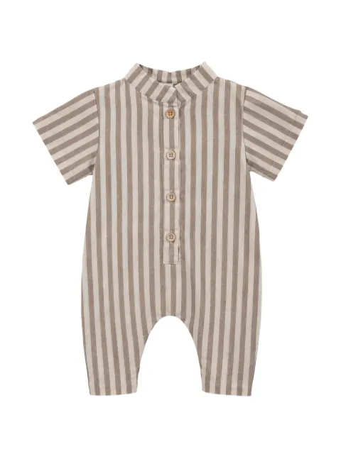 minimù striped short-sleeve jumpsuit