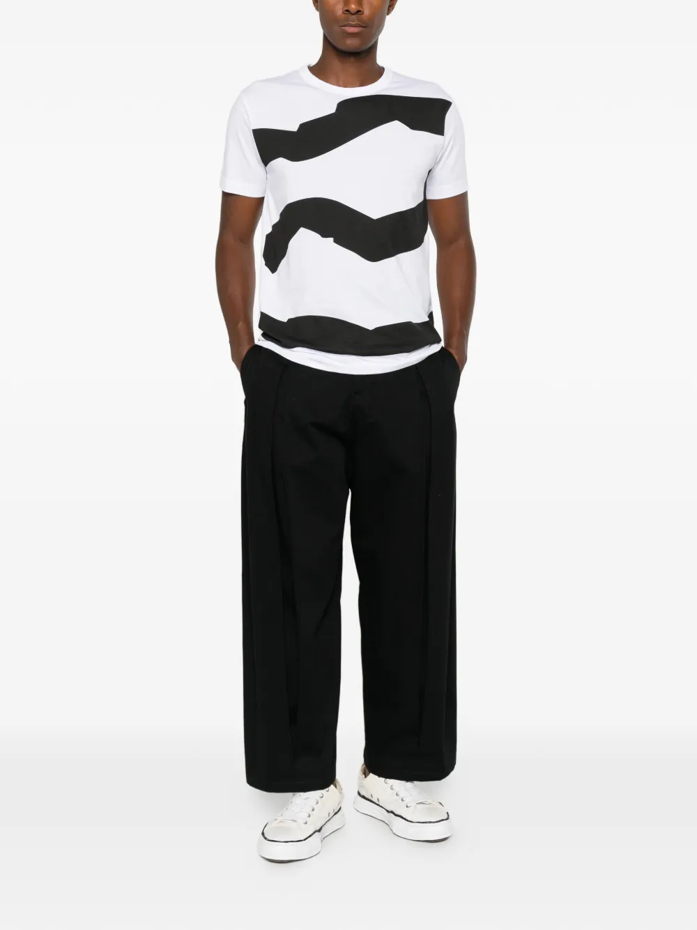 Comme Des Garçons Shirt Katoenen T-shirt met grafische print Wit