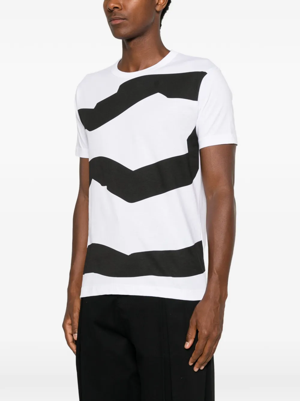 Comme Des Garçons Shirt Katoenen T-shirt met grafische print Wit