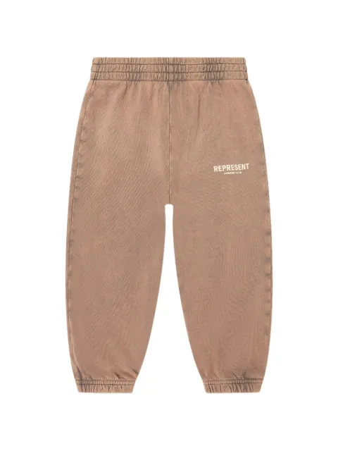 REPRESENT MINI logo-print track pants