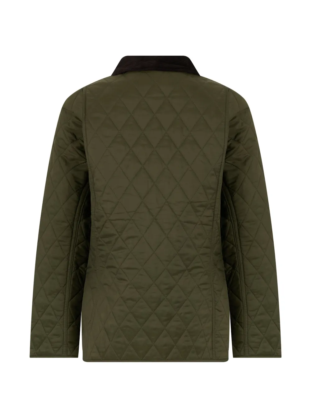 Barbour Annandale gewatteerd jack met ribfluwelen kraag Groen