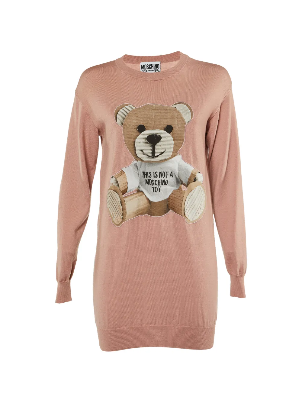 Moschino Pre-Owned Couture bear-appliqué mini dress - Rosa