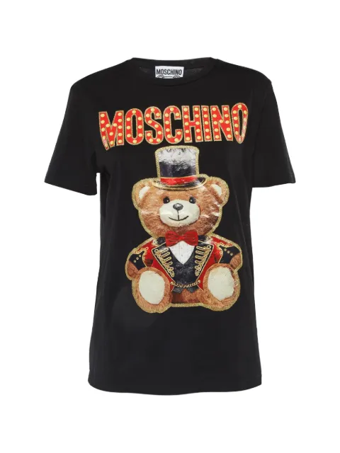 Moschino Pre-Owned camiseta Teddy Bear Con Purpurina