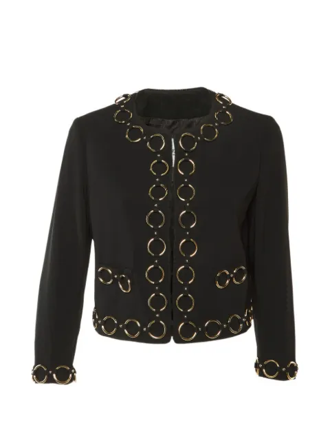 Moschino Cheap & Chic chamarra ajustada con detalle de cadena