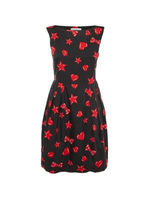 Moschino Pre-Owned vestido midi con diseño estampado