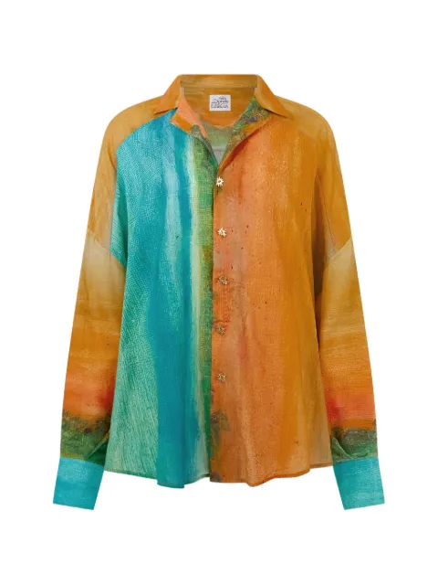 Donde Esteban Formentera cotton-voile shirt