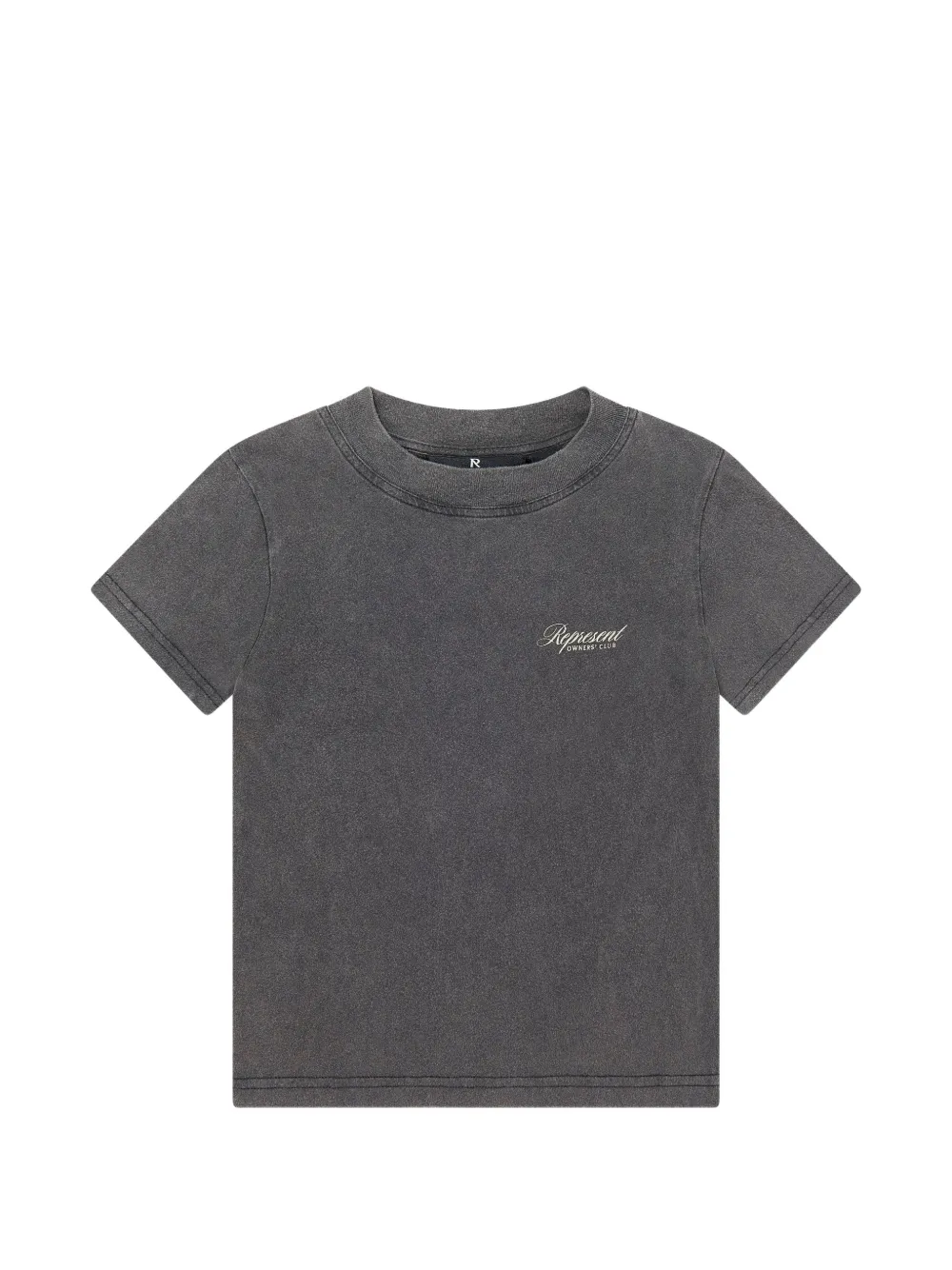 REPRESENT MINI Owners Club Script logo-print T-shirt - Grigio