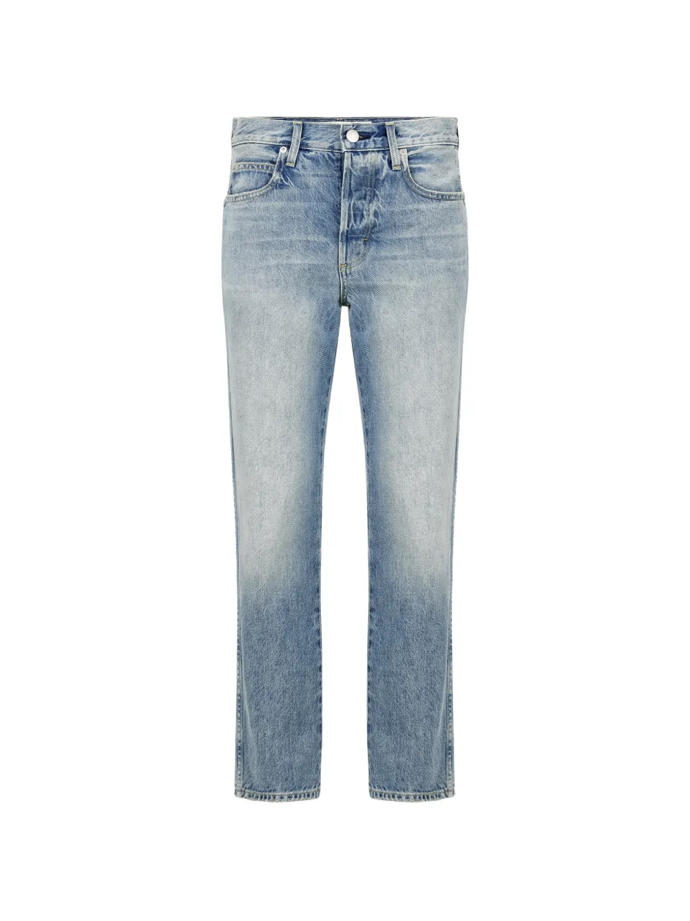 AMO 143 faded-effect denim jeans - Blu