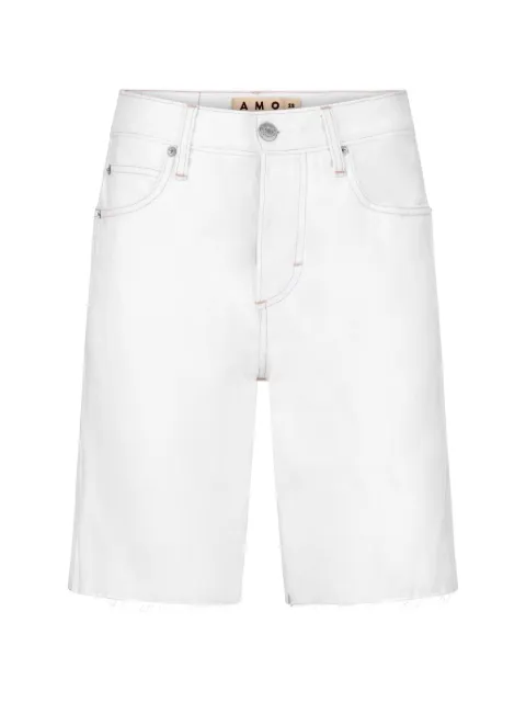 AMO Steph raw-cut denim shorts