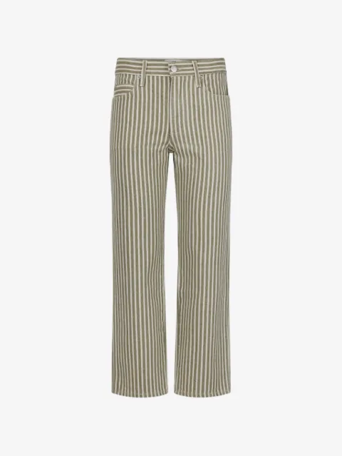 AMO jean Billie à rayures en coton