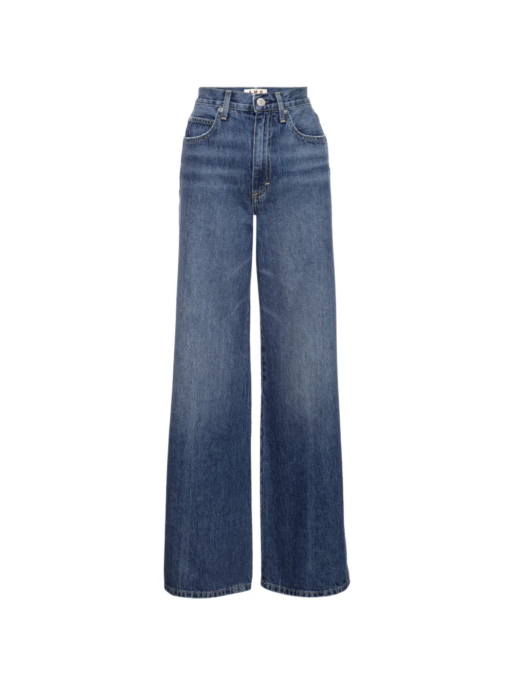 AMO Frida wide-leg denim jeans - Blu