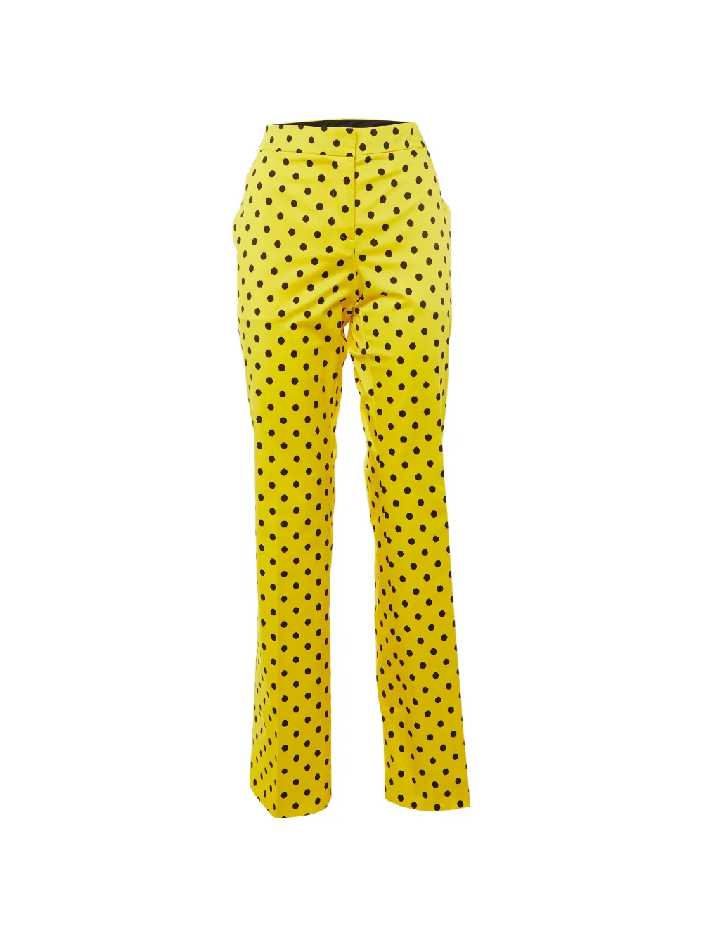 Moschino Pre-Owned polka-dot straight-fit trousers - Giallo