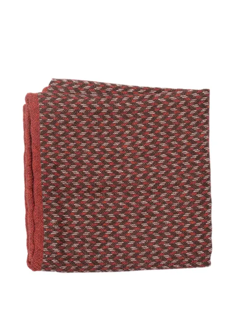 Brunello Cucinelli geometric-pattern pocket square