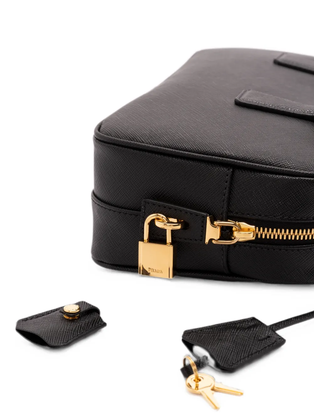 Prada Shopper met logo Zwart