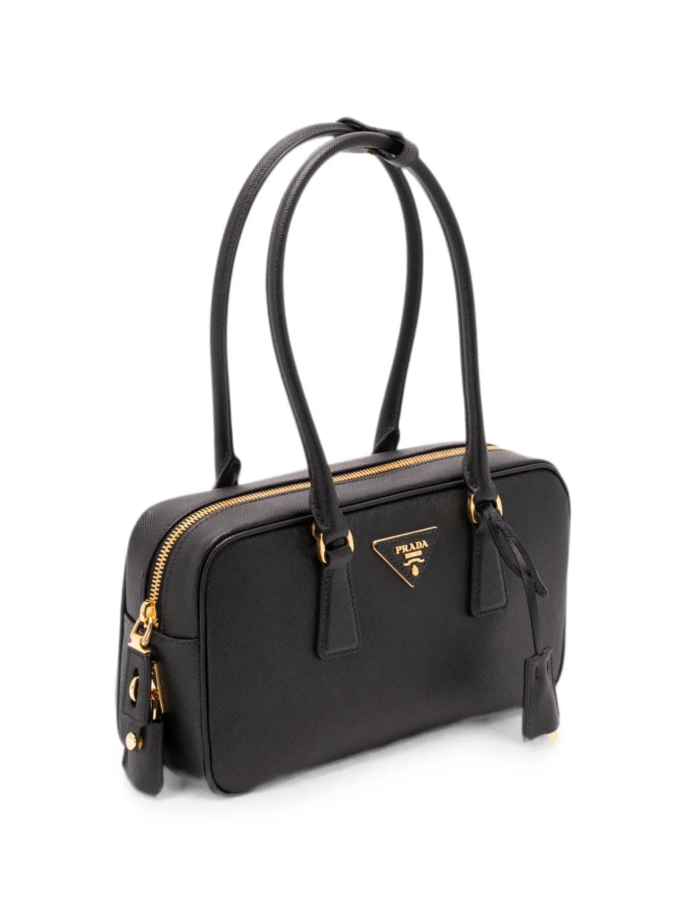  Prada Triangle-logo Tote Bag - Nero 