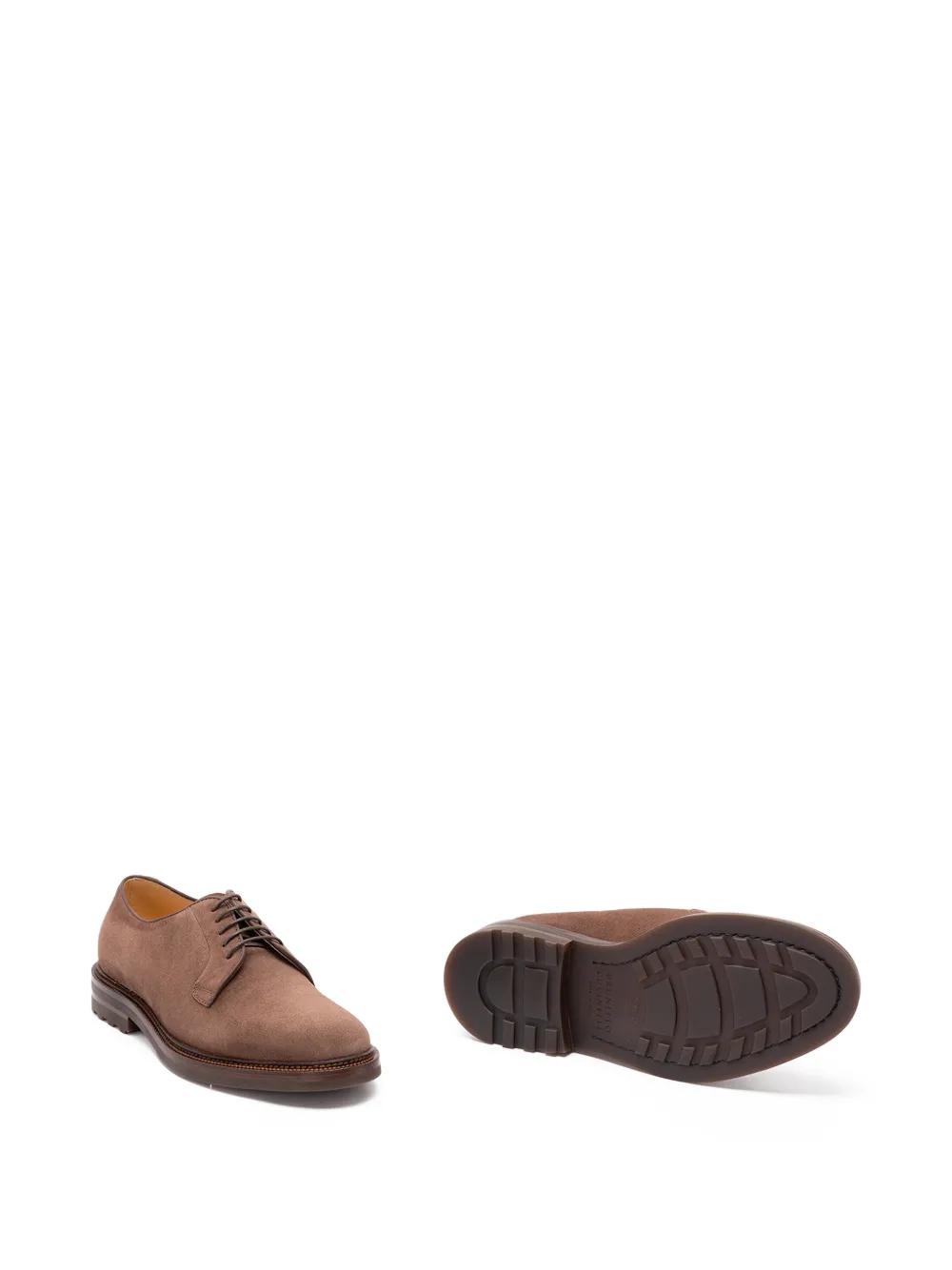 Brunello Cucinelli suede derby shoes Bruin