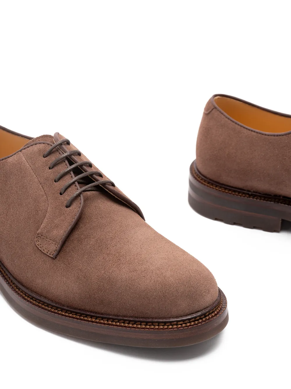 Brunello Cucinelli suede derby shoes Bruin