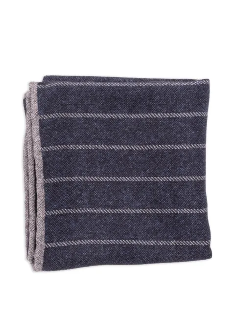 Brunello Cucinelli pinstriped silk pocket square