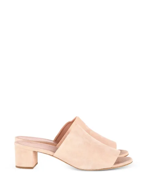 Mansur Gavriel sandalias tipo mules con tacón cuadrado