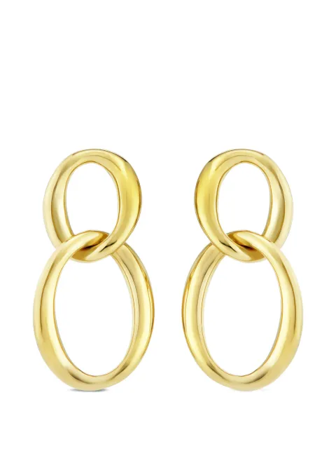Dinny Hall aretes Wave dobles