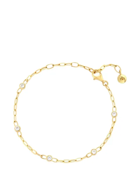 Dinny Hall sapphire paperclip-chain bracelet