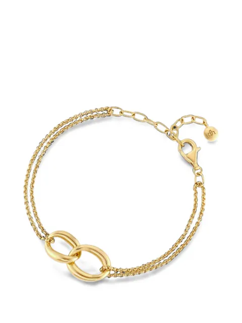 Dinny Hall pulsera Wave con doble eslabón
