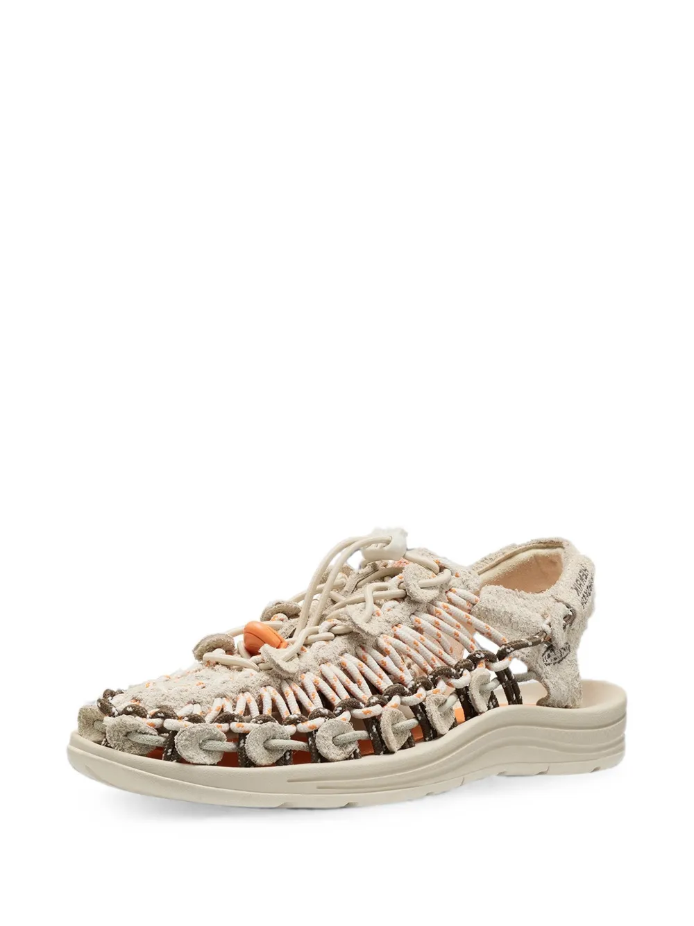 Henrik Vibskov x Keen Uneek Lea leren sandalen Beige