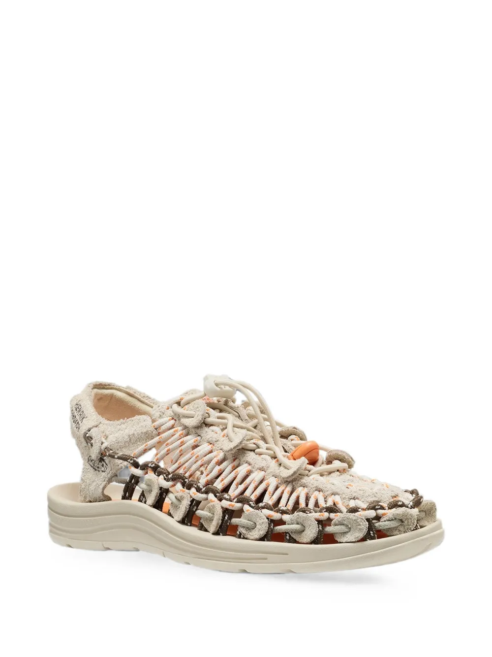 Henrik Vibskov x Keen Uneek Lea leren sandalen Beige