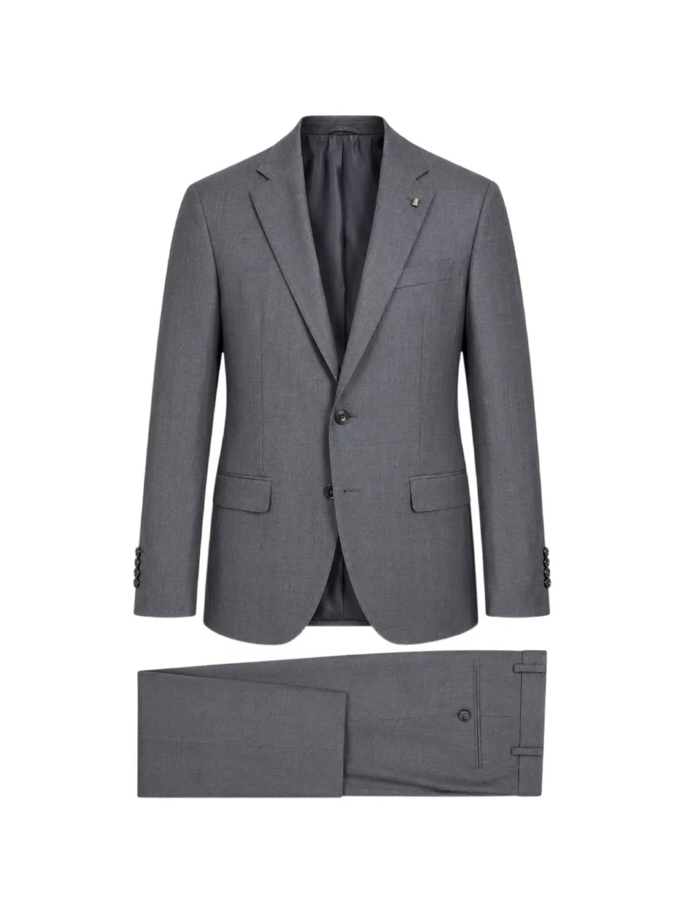 Sartoria Latorre single-breasted notched-lapels suit - Grigio