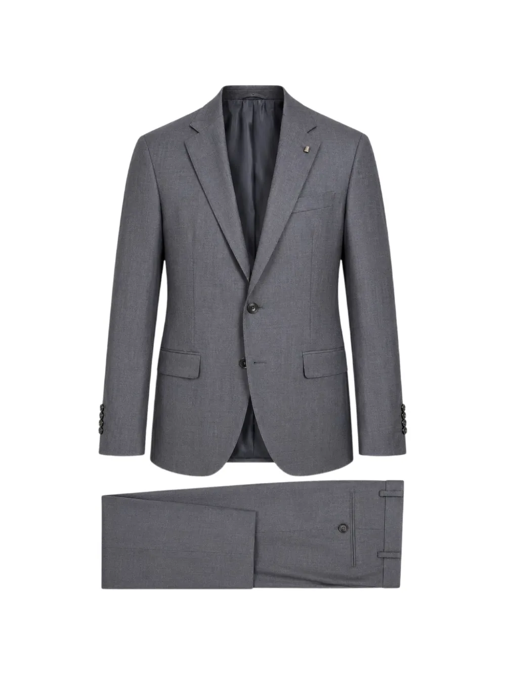 Sartoria Latorre single-breasted notched-lapels suit - Grigio