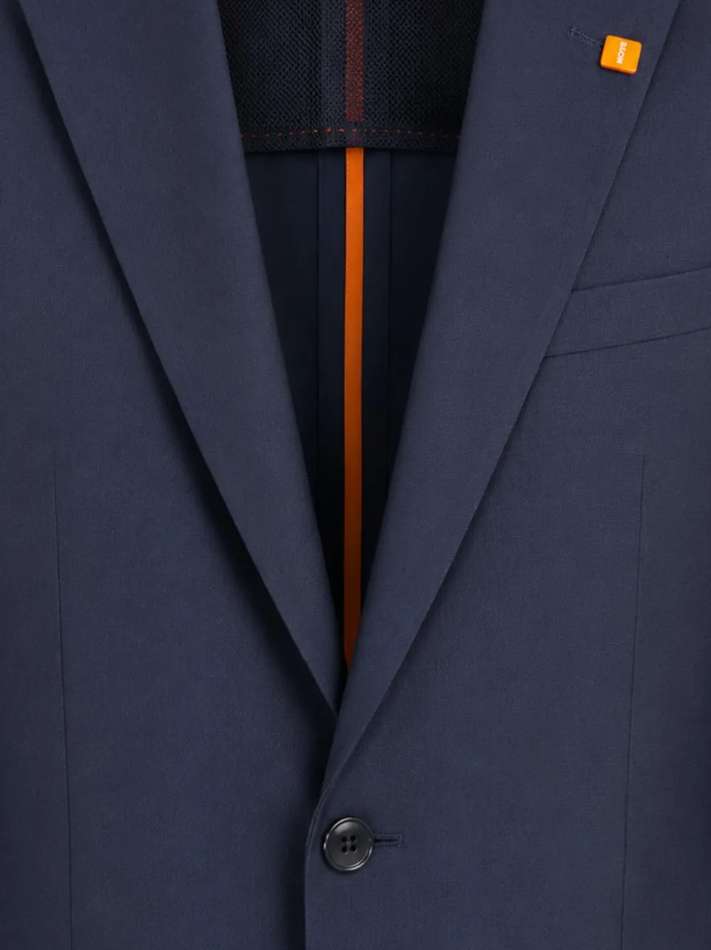  Digel Traje Con Solapas De Muesca - Azul 