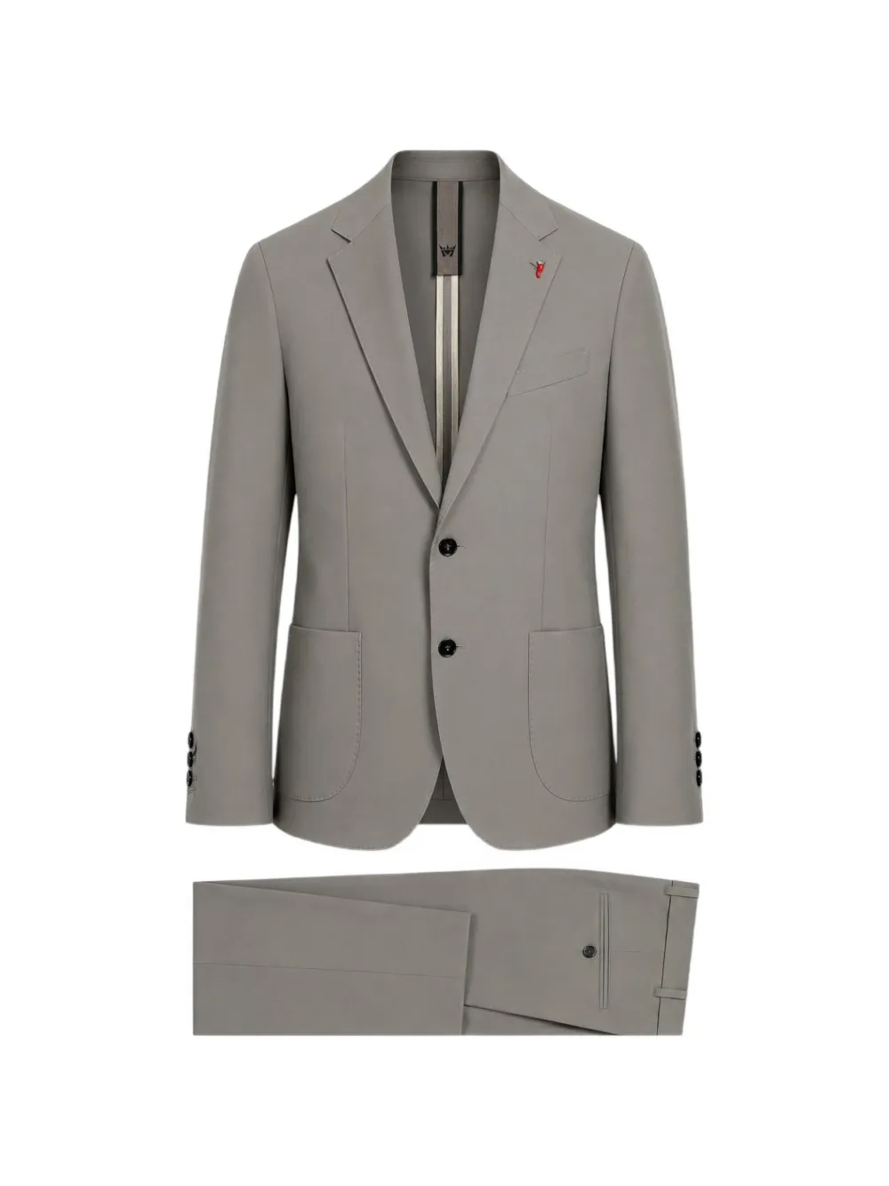 MULISH Dante notched-lapel suit - Grigio