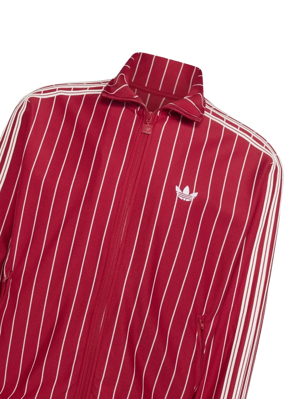 adidas Firebird trainingsjack met krijtstreep Rood