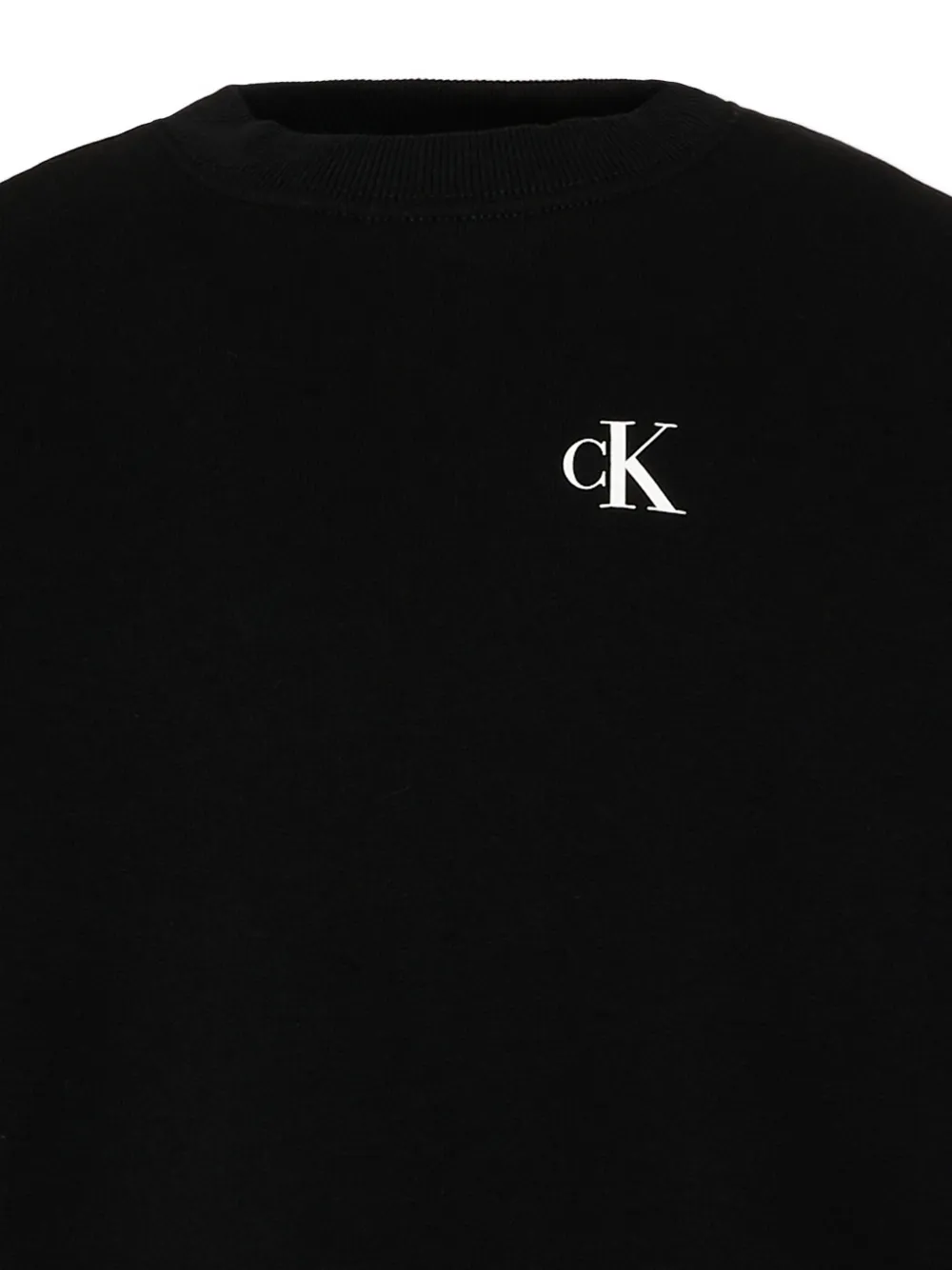 Calvin Klein Kids Sweater met logoprint Zwart