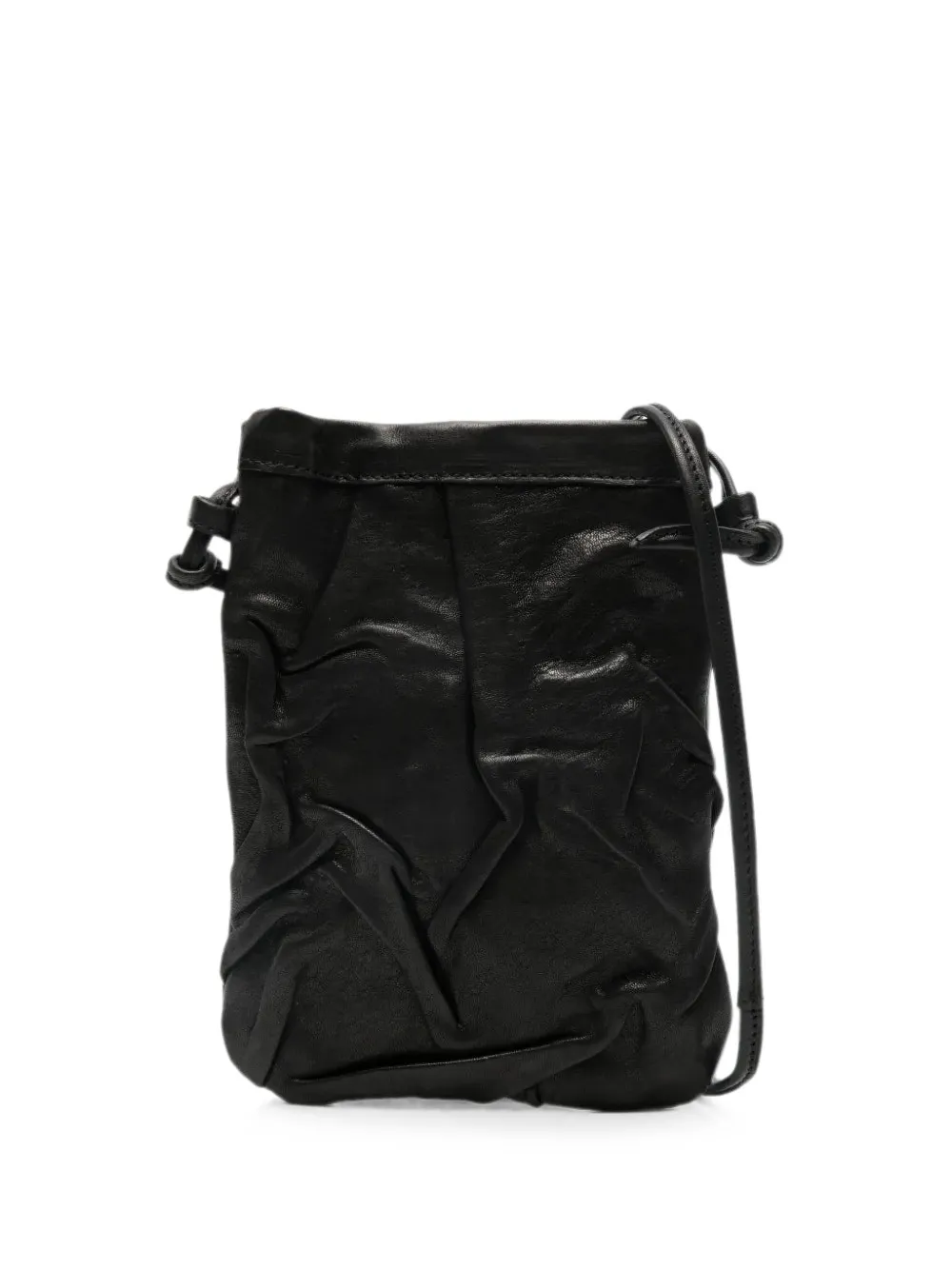 SOMMET Paloma Plump leather shoulder bag - Nero