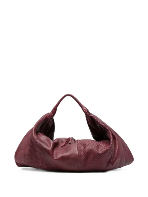 SOMMET Dune snakeskin-effect shoulder bag