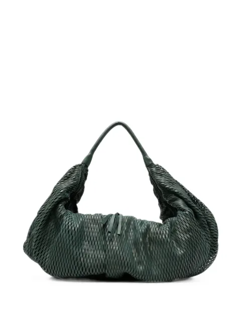 SOMMET L Aura Rete perforated-leather shoulder bag