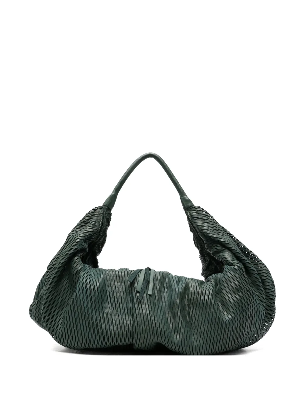 SOMMET L Aura Rete perforated-leather shoulder bag