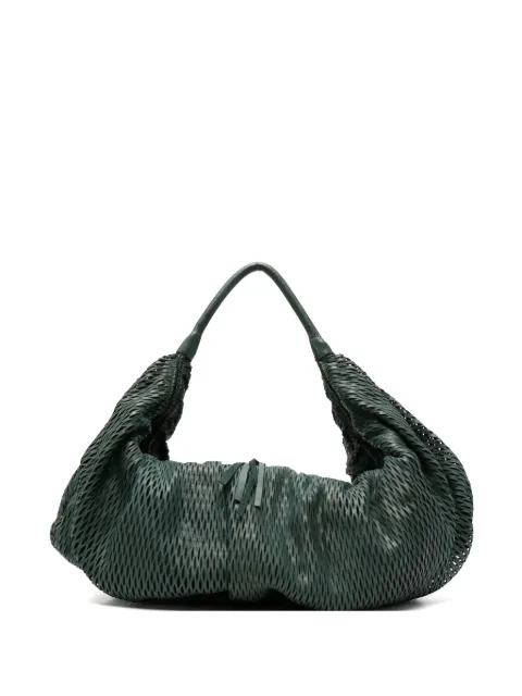 SOMMET L Aura Rete perforated-leather shoulder bag